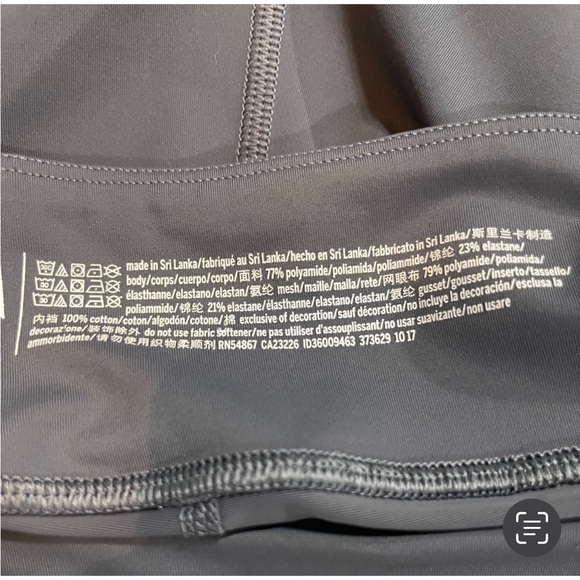 💪Victoria’s Secret Sport Gray Mesh Side Panel Leggings Yoga Tight Size Small MR - Picture 9 of 16